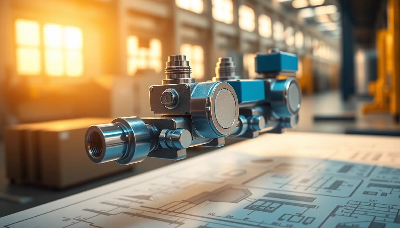 HM88 Series direct mount manifold highlighting precision engineering in an industrial setting.