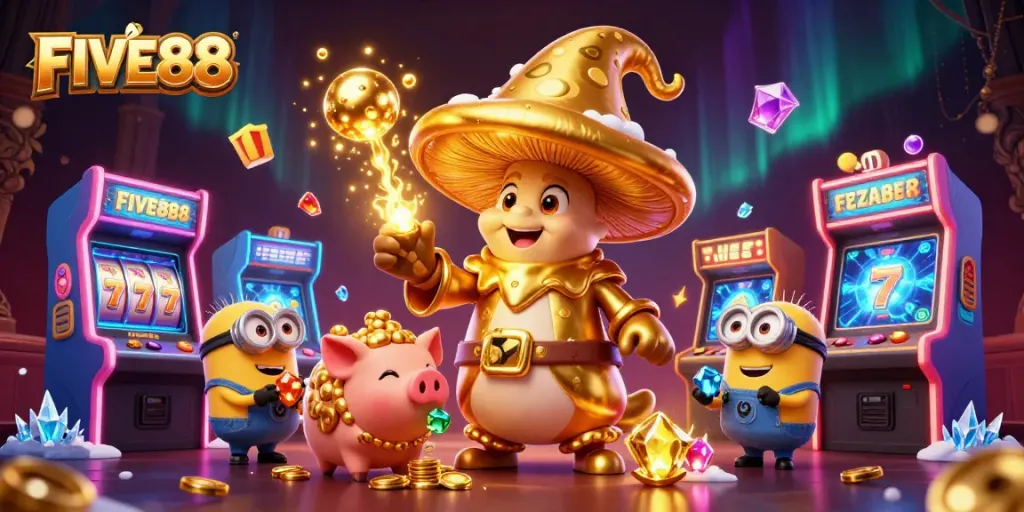 Engage in adventure and win big with FIVE88's magical online casino experience.
