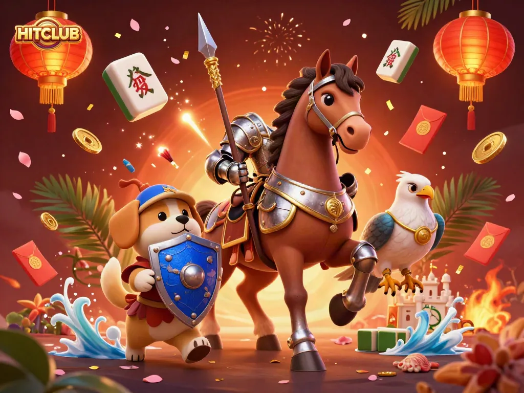 Engage with HITCLUB's exciting medieval-themed casino adventure with unique characters and vibrant elements.