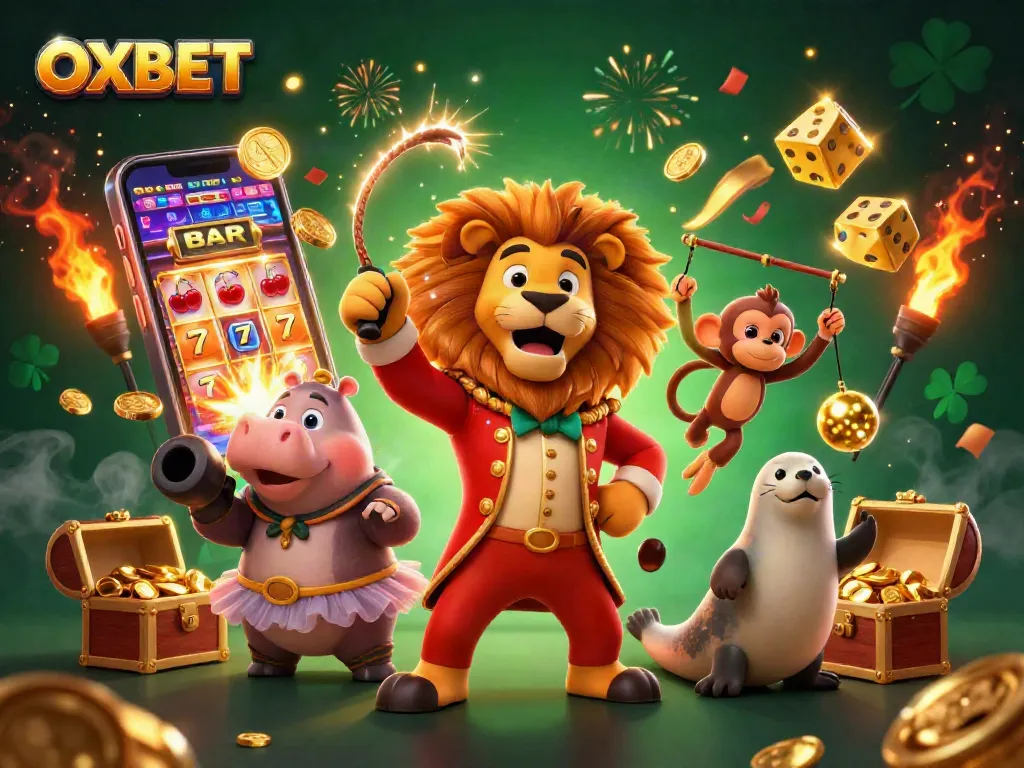 Experience jackpot thrills at OXBET with vibrant 3D characters and exciting casino elements