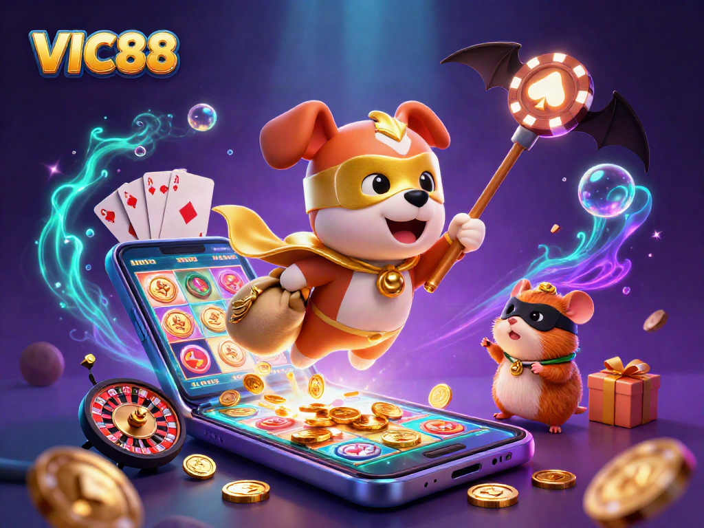 Engage in thrilling gaming with VIC88's vibrant casino adventure filled with excitement and rewards.