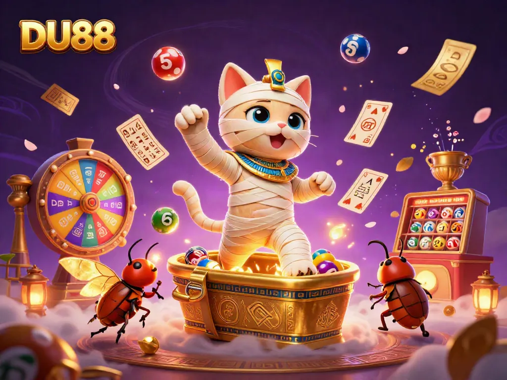 Experience DU88 like never before with our vibrant casino illustration showcasing dynamic gaming elements!