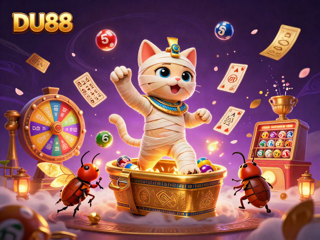 Experience DU88 like never before with our vibrant casino illustration showcasing dynamic gaming elements!