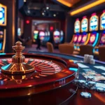 Engaging players at LUCK888 casino enjoy vibrant slot machines with poker chips.
