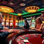 Experience thrilling gaming at NHÀ CÁI MM88 with vibrant casino scenes and engaging players.