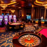 Experience the excitement of roulette and more at https://okking.group/ in this vibrant casino scene.