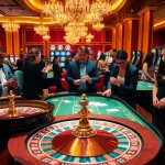 Experience thrilling gaming with vibrant 789 club atmosphere featuring roulette, poker, and eager players.