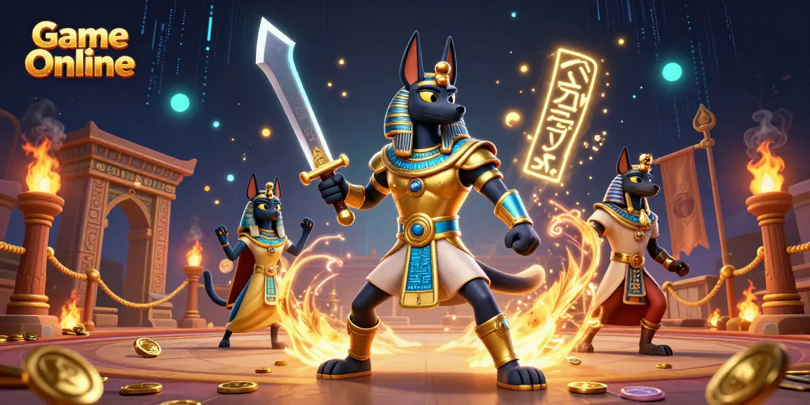 Experience thrilling Game Online adventures with ancient Egyptian warriors and mystical elements.