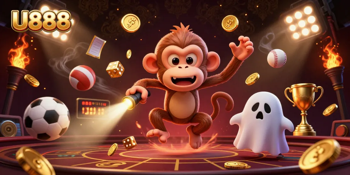 Engage with U888's exciting gaming experience, featuring energetic elements of sports betting and thrilling casino adventures.